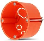 REV Hohlraumdose, Hohlwanddosen 25 St., &Oslash;68mm, 45mm tief, Schrauben, orange