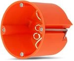 REV Hohlraumdose &ndash; Hohlwanddosen 10 St., &Oslash;68mm, 60mm tief, Schrauben &ndash; orange