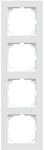 Schneider Electric - M-Pure-Rahmen, 4fach, aktivwei&szlig;, M-Pure, MEG4040-3625