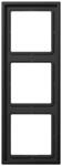 Jung Rahmen 3fach Serie LS Dark, 1 St&uuml;ck, AL 2983 D