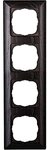 Kopp Milano Wenge Abdeckrahmen 4-fach, 1 St&uuml;ck, 306837069