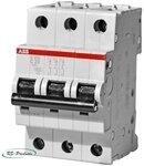 ABB S200M MCB Leitungsschutzschalter Typ B, 3-polig 25A 440V, Abschaltverm&ouml;gen 10 kA