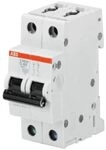 Abb-entrelec s200m-k Leitungsschutzschalter s202m-k 10a bipolar 2 Module