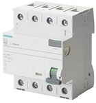 Siemens - 5SV33426 FI-Schutzschalter 3P+N TypA 30mA 25A 400V