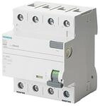 Siemens 5SV3 FI-Schutzschalter, 4-polig, 63A, 30 mA Typ A SENTRON EAC, CE,...