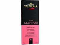 VALRHONA - Tafel Manjari 64% - Dunkle Schokolade - Tafel Schokolade - 70g