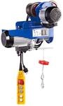 MSW Laufkatze mit Elektro-Seilzug 800 kg 1300 W 12 m Seil 360&deg; drehbare Umlenkrolle