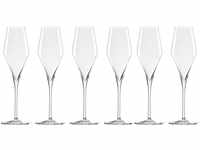 Stölzle Champagner-Glas, 6er-Set Quatrophil Sektglas Sektkelch Champagnerkelch