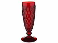 Villeroy & Boch Boston Coloured Sektglas Red, 150 ml, Kristallglas, Rot