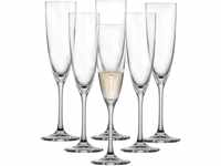 SCHOTT ZWIESEL Sektglas Classico (6er-Set), klassische Champagner Gläser mit