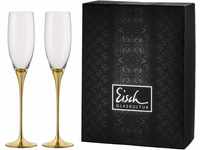 Eisch - Sektgläser Champagner Exklusiv Gold - 2 Stück im Geschenkkarton