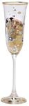 Goebel 66926379 Gustav Klimt Sektglas mit Echtgold Dekor und Motiv Die Erf&uuml;llung