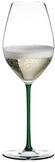 RIEDEL FATTO A MANO BY Champagner Weinglas - Gr&uuml;n - Einzelpackung, Schaumweinglas,