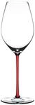 RIEDEL Fatto A Mano Champagner Weinglas - Rot - Einzelpackung, Schaumweinglas,