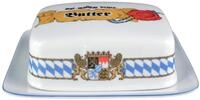 Seltmann Weiden 001.458154 Butterdose 250 g, Blau/Wei&szlig;/Gelb/Rot
