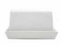 ASA Grande Butterdose, Keramik, weiß glänzend, 16.5x13.5x7 cm