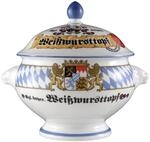 Seltmann Weiden L&ouml;wenkopfterrine mit Deckel Compact Bayern, Hartporzellan,