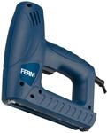 FERM Elektrotacker Kombi-Tacker - Schlagkraftreguliering - 400 Klammern - 100...