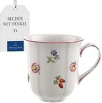 Villeroy & Boch - Petite Fleur Henkelbecher 300 ml Wei&szlig;, Sp&uuml;lmaschinenfest,