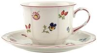 Villeroy & Boch Petite Fleur Fr&uuml;hst&uuml;ckstasse mit Untertasse 2tlg.