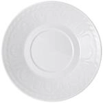 Villeroy und Boch Cellini Untertasse, 15 cm, Premium Porzellan, Wei&szlig;