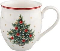 Villeroy & Boch Toy's Delight Kaffeebecher, 440 ml, Premium Porzellan, Wei&szlig;/Bunt