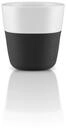EVA SOLO | 2 Espresso Becher | 80 ml | Gut zu halten durch Silikonbeschichtung 