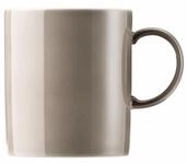 Thomas Sunny Day Becher mit Henkel, Kaffeetasse, Porzellan, Greige / Grau...
