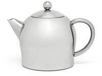 Bredemeijer kleine bauchige doppelwandige Edelstahl Teekanne 0.5 Liter
