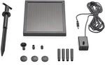 Pontec 40277 PondoSolar 150 - Solarstromsystem mit Wasserspielpume (6V, 150 l/h),
