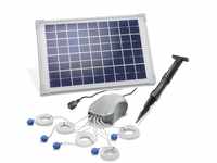 Solar Teichbelüfter 10W Solarmodul 5x120 l/h Förderleistung Gartenteich Pumpe