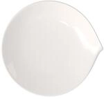 Villeroy und Boch Flow Fr&uuml;hst&uuml;cksteller, Premium Porzellan, 23 x 22 cm
