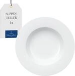 Villeroy & Boch &ndash; Royal Suppenteller Wei&szlig;, Sp&uuml;lmaschinenfest, Mikrowellensicher,