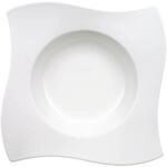 Villeroy & Boch und Boch NewWave Pastateller, 28 cm, Premium Porzellan, Wei&szlig;