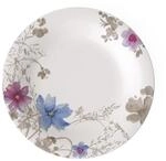 Villeroy & Boch Mariefleur Gris Basic Runder Gourmetteller, 30 cm, Premium Porzellan,