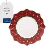 Villeroy & Boch - Toy's Delight Speiseteller 28,5 cm Rot und Wei&szlig;,