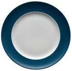 Thomas Sunny Day, Piatto per la Colazione, Torte, Porcellana, Petrol Blue, 22cm,