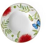 Villeroy und Boch - Amazonia Anmut Suppenteller, farbenfroher, tiefer Teller mit