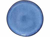 Bloomingville Teller Sandrine, blau, Keramik