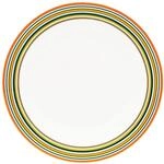 Iittala 1012051 Teller Flach Origo 26 cm Orange, Porzellan