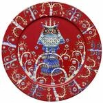 Iittala 1013907 Taika Teller 27cm, rot, Porzellan