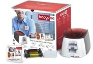 Badgy 100 - Plastikkartendrucker - Farbe, B12U0000RS, 50 Karten