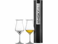 EISCH Malt Whisky Gläser JEUNESSE – Set aus 2 Whisky Gläsern mit AromaDeckel für