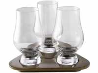 GLENCAIRN The Glass Tasting-Set I 3x Whiskeygläser 190 ml & 1x Holztablett I