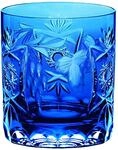 Nachtmann Whisky Glas, 250 ml, blau, Traube, 35894, Whisky Tumbler aus Bleikristall,