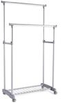 Zeller 17151 Rollkleiderst&auml;nder, 2-tlg., ca. 83 x 43 x 93,5-170 cm
