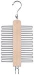 Zeller 17120 Krawattenhalter, Buche/Metall, ca. 17 x 39 cm beige