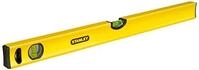 Stanley Wasserwaage Klassik (150 cm L&auml;nge, horizontale/vertikale Libelle,