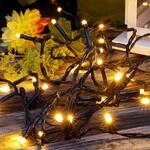 hellum Lichterkette f&uuml;r au&szlig;en und innen, Lichterkette au&szlig;en 120 LED mit...