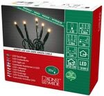 Konstsmide Micro LED Lichterkette, verschwei&szlig;t, 35 bernsteinfarbene Dioden, 24V